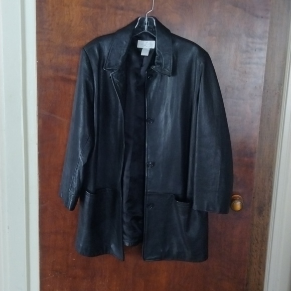 Laura Leigh LTD Leather Jacket Medium - Picture 1 of 4